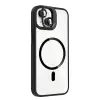 Apple İphone 14 Kılıf Standlı Ve Kamera Lens Hediyeli M-safe Şarj Özellikli Lopard Etro Kapak