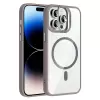 Apple İphone 14 Pro Max Kılıf Standlı Kamera Lens Koruma Hediyeli Magsafe Şarj Lopard Etro Kapak Koruyucu