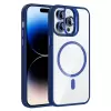Apple İphone 14 Pro Max Kılıf Standlı Kamera Lens Koruma Hediyeli Magsafe Şarj Lopard Etro Kapak Koruyucu