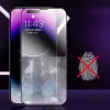 Apple iPhone 15 Lopard Tam Kapatan Hayalet Mat Seramik Ekran Koruyucu Kırılmaz Cam