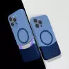 Apple İphone 15 Pro Kılıf M-safe Şarj Özellikli Mıknatıslı Lopard Duble Kapak