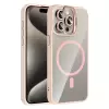 Apple İphone 15 Pro Max Kılıf Standlı Kamera Lens Koruma Hediyeli Magsafe Şarj Lopard Etro Kapak Koruyucu