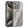 Apple İphone 15 Pro Max Kılıf Standlı Kamera Lens Koruma Hediyeli Magsafe Şarj Lopard Etro Kapak Koruyucu