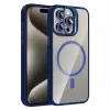 Apple İphone 15 Pro Max Kılıf Standlı Kamera Lens Koruma Hediyeli Magsafe Şarj Lopard Etro Kapak Koruyucu