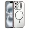 Apple İphone 16 Kılıf Standlı Kamera Lens Koruma Hediyeli Magsafe Şarj Lopard Etro Kapak Koruyucu