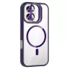 Apple İphone 16 Kılıf Standlı Kamera Lens Koruma Hediyeli Magsafe Şarj Lopard Etro Kapak Koruyucu