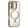 Apple İphone 16 Kılıf Standlı Kamera Lens Koruma Hediyeli Magsafe Şarj Lopard Etro Kapak Koruyucu