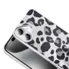 Apple İphone 16 Plus Kılıf Parlak Desenli Silikon Mep Kapak Telefon Kılıfı Leopar-Fiyonk-Geo Desenleriyle