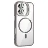 Apple İphone 16 Plus Kılıf Standlı Kamera Lens Koruma Hediyeli Magsafe Şarj Lopard Etro Kapak Koruyucu