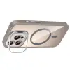 Apple İphone 16 Pro Kılıf Standlı Kamera Lens Koruma Hediyeli Magsafe Şarj Lopard Etro Kapak Koruyucu