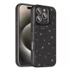 Apple İphone 16 Pro Max Kılıf Simli Işılıtılı Renkli Parlak Kamera Korumalı Silikon Kapak Koton