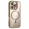 Apple İphone 16 Pro Max Kılıf Standlı Kamera Lens Koruma Hediyeli Magsafe Şarj Lopard Etro Kapak Koruyucu