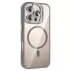 Apple İphone 16 Pro Max Kılıf Standlı Kamera Lens Koruma Hediyeli Magsafe Şarj Lopard Etro Kapak Koruyucu