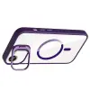 Apple İphone 16e Kılıf Standlı Kamera Lens Koruma Hediyeli Magsafe Şarj Lopard Etro Kapak Koruyucu