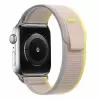 Apple Watch 10 42mm Uyumlu Kordon Trail Loop Naylon Örgü Kayış Krd-77