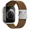 Apple Watch 10 46mm Lopard Krd-133 Naylon Kumaş Hasır Örgülü Kordon