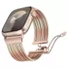 Apple Watch 10 46mm Lopard Krd-137 Metal Hasır Kordon