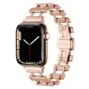 Apple Watch 42mm 10.Nesil  KRD-96 Metal Kordon