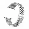 Apple Watch 38mm Parlak Çift Renk Metal Kordon Krd-36 Saat Kayışı