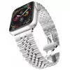 Apple Watch 40mm Parlak Çift Renk Metal Kordon Krd-36 Saat Kayışı