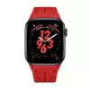 Apple Watch 42mm Krd-127 Metal Tokalı Silikon Kordon