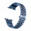 Apple Watch 42mm Parlak Çift Renk Metal Kordon Krd-36 Saat Kayışı