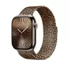 Apple Watch 44mm Lopard Krd-01 Leopar Desenli Metal Kordon