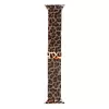 Apple Watch 44mm Lopard Krd-01 Leopar Desenli Metal Kordon