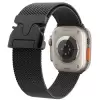 Apple Watch 7 45mm  Krd-25 Metal Hasır Kordon