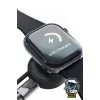Apple Watch Çoklu Şarj Kablosu 4in1 Süper Hızlı Şarj 60W USBden Type-C/Lightninge Type-Cden Type-C/Lightning 1M Samsung Huawei Xiaomi iPhone ile uyumlu