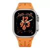 Apple Watch Ultra 49mm Krd-127 Metal Tokalı Silikon Kordon