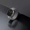 Apple Watch Ultra 49mm  KRD-107 Metal Hasır Kordon