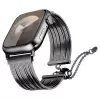 Apple Watch Ultra 49mm Lopard Krd-137 Metal Hasır Kordon