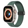 Apple Watch Ultra 49mm  KRD-84 Magnetic Tokalı A+ Kalite Sport Silikon Kordon