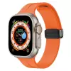 Apple Watch Ultra 49mm  KRD-84 Magnetic Tokalı A+ Kalite Sport Silikon Kordon