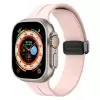 Apple Watch Ultra 49mm  KRD-84 Magnetic Tokalı A+ Kalite Sport Silikon Kordon