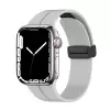 Apple Watch Ultra 49mm  KRD-84 Magnetic Tokalı A+ Kalite Sport Silikon Kordon