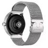 Gear S3 Lopard Krd-100 22mm Titanyum Hasır Kordon