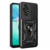 Honor 200 Kılıf Magnetik Standlı Kamera Korumalı Lopard Sürgülü Kamera Korumalı Yüzüklü Tasarım Armor Vega