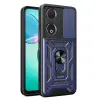 Honor 90 Kılıf Magnetik Standlı Kamera Korumalı Lopard Sürgülü Kamera Korumalı Yüzüklü Tasarım Armor Vega