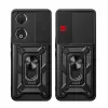 Honor 90 Kılıf Magnetik Standlı Kamera Korumalı Lopard Sürgülü Kamera Korumalı Yüzüklü Tasarım Armor Vega