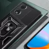 Honor 90 Kılıf Magnetik Standlı Kamera Korumalı Lopard Sürgülü Kamera Korumalı Yüzüklü Tasarım Armor Vega