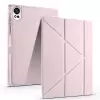 Huawei Matepad 12x Kılıf Lopard Tri Folding Kalem Bölmeli Standlı Kılıf