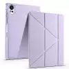 Huawei Matepad 12x Kılıf Lopard Tri Folding Kalem Bölmeli Standlı Kılıf