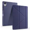 Huawei Matepad 12x Kılıf Lopard Tri Folding Kalem Bölmeli Standlı Kılıf