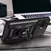 Huawei Nova 12s Kılıf Magnetik Standlı Kamera Korumalı Lopard Sürgülü Kamera Korumalı Yüzüklü Tasarım Armor Vega