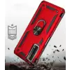 Huawei P Smart 2021 Kılıf Lopard Kamera Korumalı Sürgülü Yüzüklü Orjinal Tasarım Armor Vega