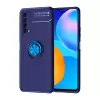 Huawei P Smart 2021 Kılıf Lopard Kamera Korumalı Yüzüklü Standlı Koruyucu Orjinal Kalite Ravel