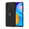Huawei P Smart 2021 Kılıf Lopard Kamera Korumalı Yüzüklü Standlı Koruyucu Orjinal Kalite Ravel