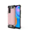 Huawei P Smart 2021 Kılıf Lopard Orijinal Katman Köşe Koruma Crash Silikon Tank Kapak